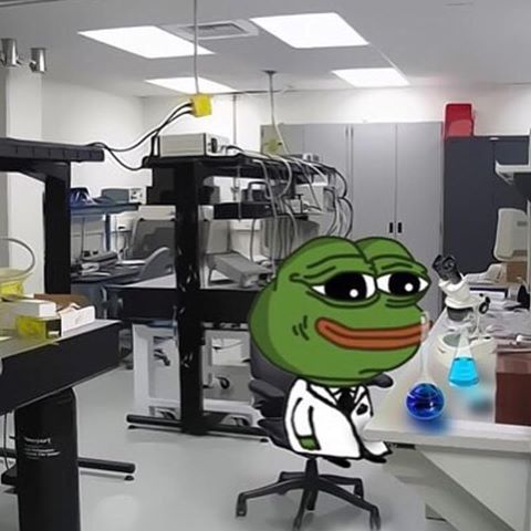 Lab workstation with equipment
